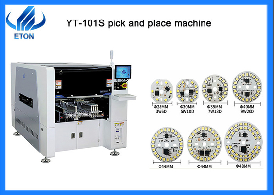 고 정밀도 SMT 픽 앤드 플레이스 기계 민 0201 40000CPH 성능