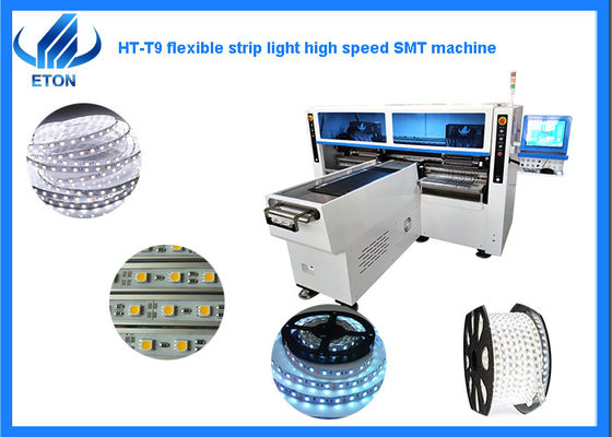 듀얼 무기 4 모듈 250000 CPH 6KW 신축성 스트립 선택 플레이스 기계