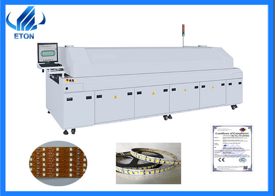 지상 산 PCB LED 빛 생산 라인 ET-R10 썰물 오븐 기계 58KW