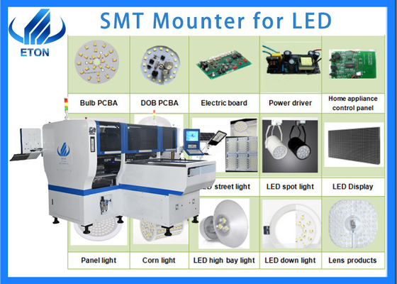 모든 led 라이트닝을 위한 자기를 띤 리니어 모터 SMT 장착기계 HT-E8D 90000CPH 속도