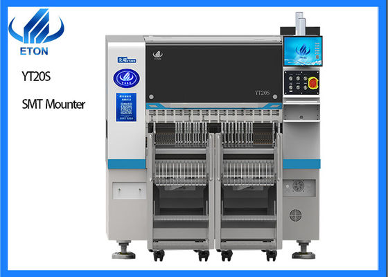 정밀 SMT SMD 마운터 20 PCS 헤드 픽 앤 플래시 머신
