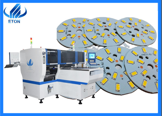 HT-E8D-1200 Dual Modules SMT Mounting Machine For LED DOB Production Line