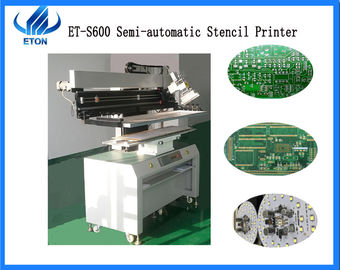 높은 정밀도 반 자동 스크린 인쇄 기계, PCB 스텐슬 인쇄 기계 0.25*0.55m PCB 크기