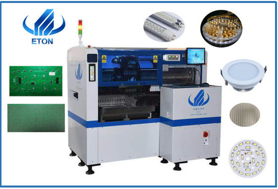 8개의 분사구 Smt 수동 후비는 물건과 장소 기계 40000 CPH 설치 속도 고정확도