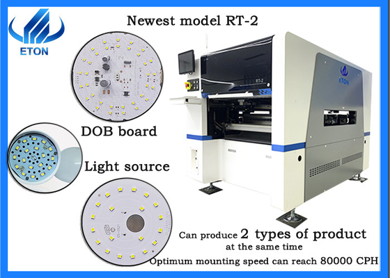 기계 이중 모둘 2 철도 PCB SMT 조립체 기계를 탑재하는 20 노즐 SMT