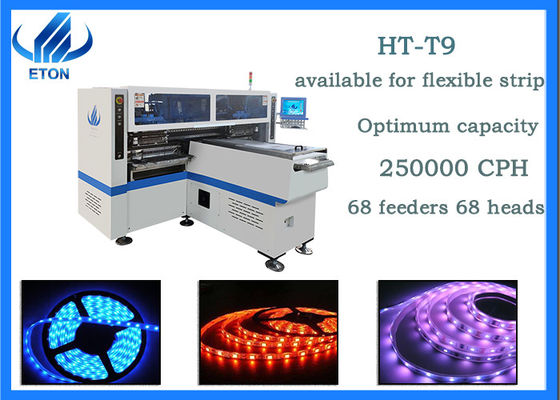 250mm*any 길이 PCB 5 디지털 카메라 250000CPH는 신축성 스트립 SMT 장착기계를 이끌었습니다