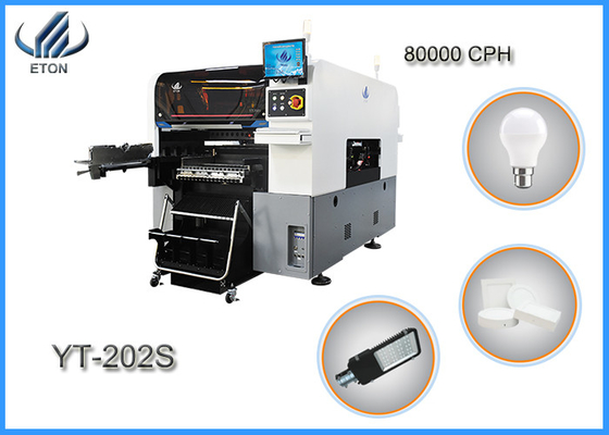 20개 머리들은 기계 500X450mm PCB 80000 사이즈 CPH 속도를 고르고 위치시킵니다