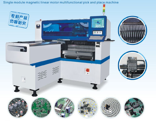 SMT 생산 라인을 위한 0402개 성분 SMT 장착기계 12 머리들