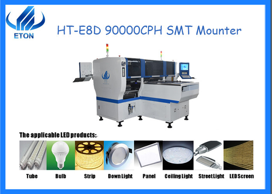 최대 1200*300mm PCB 크기와 이튼 HT-E8D 픽 앤드 플레이스 기계 90000CPH