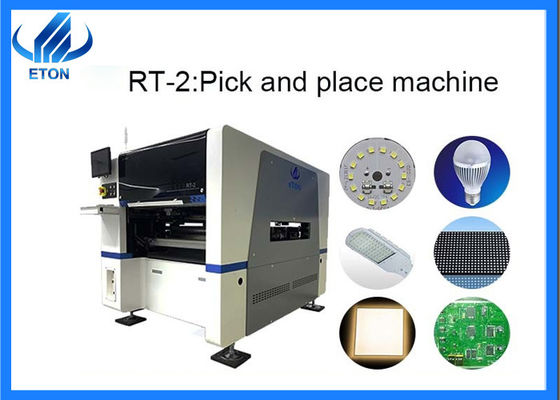 80000CPH SMT 픽 앤드 플레이스 기계 이중 모듈 주도하는 전구 20 머리들