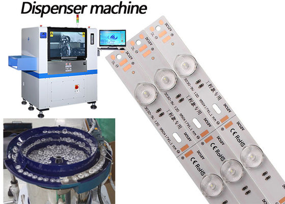 CCD 포지셔닝 시스템을 가진 자동적인 접착제 분배기 기계 1800mm 길이