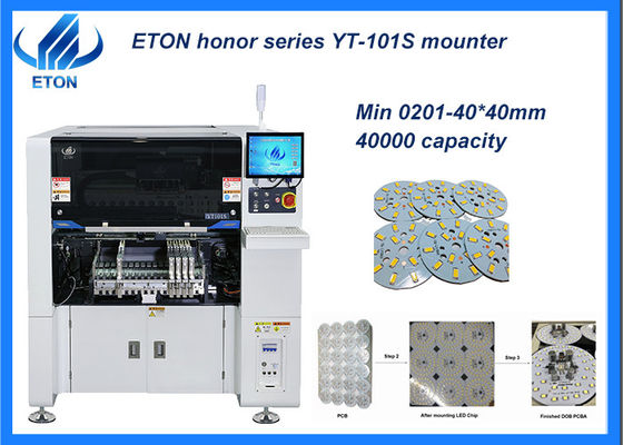 0201 LED 칩 1700 킬로그램 SMT CE CCC SIRA 픽 앤드 플레이스 기계