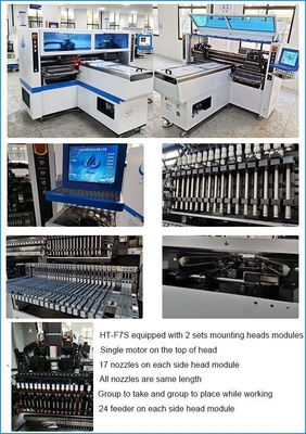 18W CPH SMT 플렉서블 스트립 라이트 LED 파이프 라이트를 위한 픽 앤 플레이스 머신