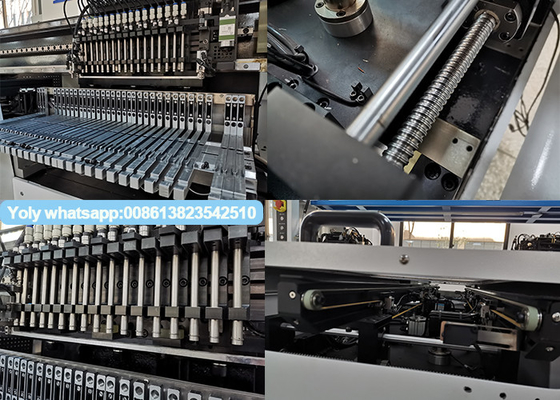 68 피더 34 헤드 SMT 장착 기계 180000 CPH 380V AC 50Hz LED 튜브 조명