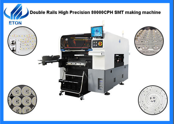 고 정밀도는 0201 요소를 위한 전구 픽 앤드 플레이스 기계 80000CPH를 이끌었습니다