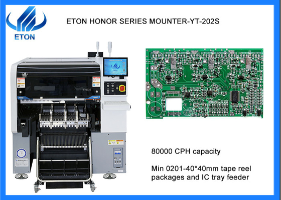 민 0201 주도하는 드라이버 SMT 선택 플레이스 기계 유연한 PCB 취급 성능