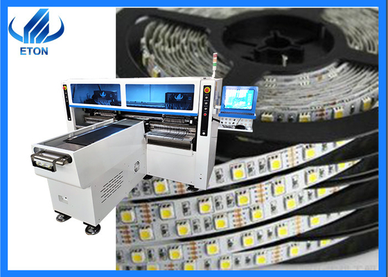 68 Mounting Head SMT Pick Place Machine 5M - 100M Flexible Strip Lights Making Machine