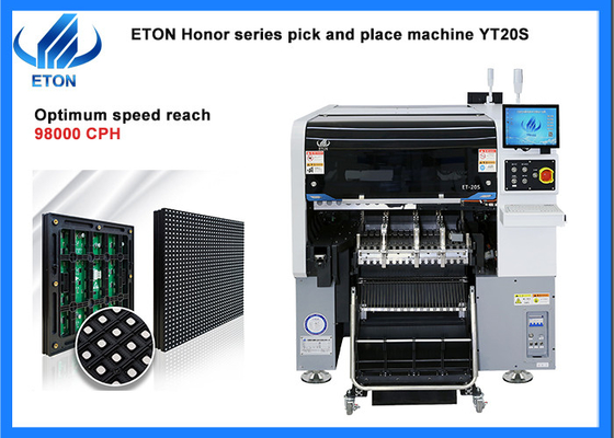 YT20S SMT Mounter For Ultra Small Chip 0201~40*40mm 큰 칩 더 넓은 컴포넌트 범위