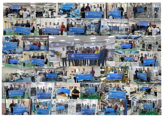 KT10S SMT 장착 기계:50-500mm PCB 크기, 0.5-5mm 두께, 독립 진공 감지