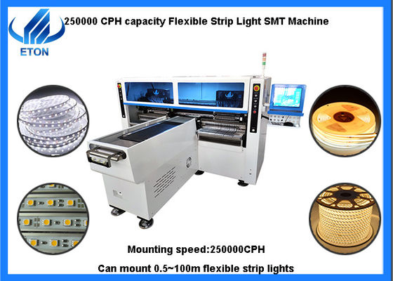플렉서블 스트립 라이트 1M - 100M 250000CPH 이중 모듈 헤드