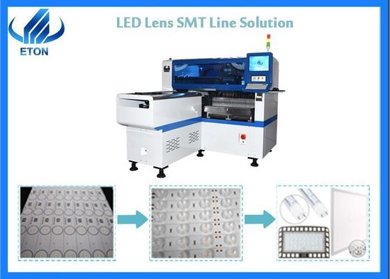 E8S-1200 LED 픽 앤 플래시 머신 45000CPH 듀얼 시스템 듀얼 모듈 4 카메라