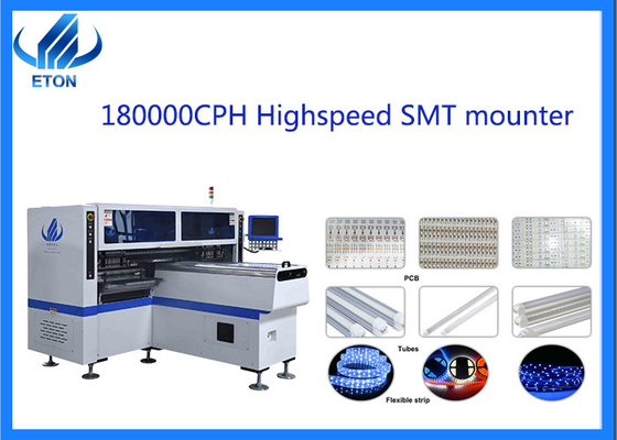 고용량 SMT 장착 기계 딱딱 PCB, 유연 LED 스트립 칩 장착기