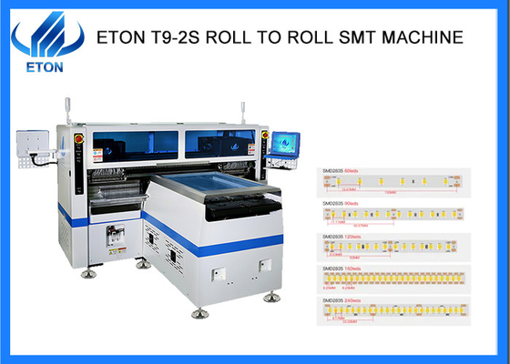 모듈 T9-2S 380AC 50HZ 250mm 너비 PCB 롤 투 롤을 위한 고속 SMT 배치 기계