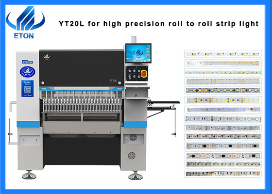 플렉서블 LED 스트립 생산을 위한 첨단 SMT 픽 앤 플레이스 머신 220V, 연구 개발에 의한 효율성
