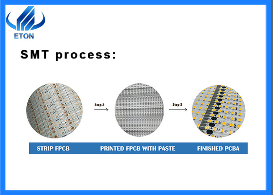 플렉서블 LED 스트립 생산을 위한 첨단 SMT 픽 앤 플레이스 머신 220V, 연구 개발에 의한 효율성