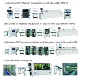 Whole SMT production line solution, high quality multi-functional high speed  pick and place machine