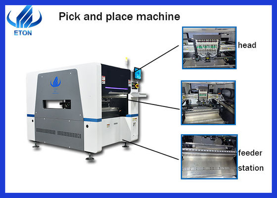 높은 정밀 마크 조정 10 PC 헤드 디스플레이  스엠티 픽 앤드 플레이스 기계