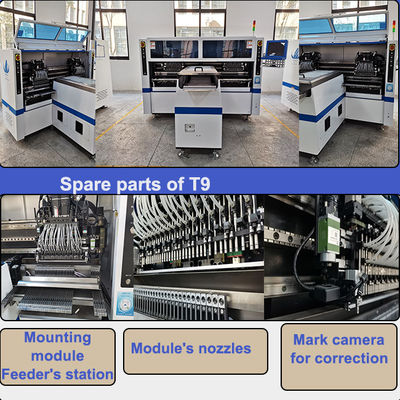 관 빛 전자동 SMT 선택과 곳 기계 250000CPH 68 머리들