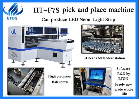 LED 스트립은 디스플레이 픽 앤드 플레이스 기계 AC380V에게 50Hz 150000CPH를 보내게 했습니다